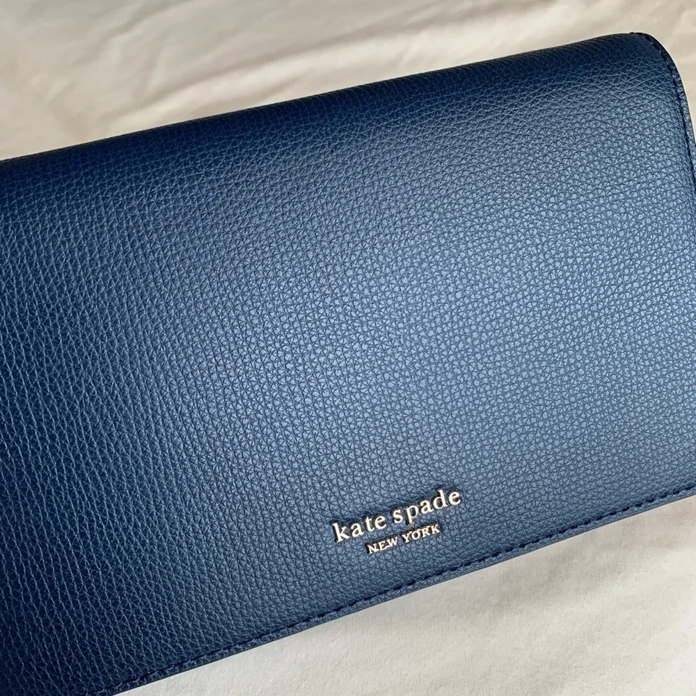 NWT‎ Kate Spade Sylvia Wallet on Chain Crossbody Bag Blue Going out / Party Bag